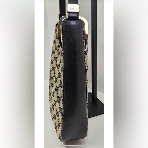 Gucci Black and Beige Shoulder Bag - Picture 6 of 16